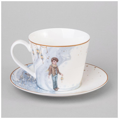 Чайная пара "СНЕЖНАЯ КОРОЛЕВА" 300 мл (кор=36наб.) LEFARD 590-623-1