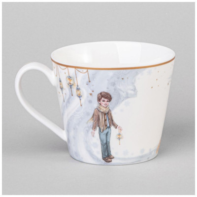 Чайная пара "СНЕЖНАЯ КОРОЛЕВА" 300 мл (кор=36наб.) LEFARD 590-623-4