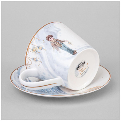 Чайная пара "СНЕЖНАЯ КОРОЛЕВА" 300 мл (кор=36наб.) LEFARD 590-623-5