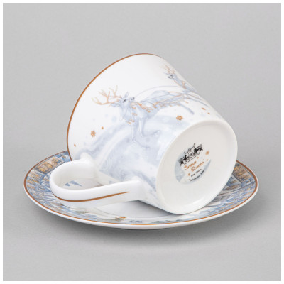 Чайная пара "СНЕЖНАЯ КОРОЛЕВА" 300 мл (кор=36наб.) LEFARD 590-624-5