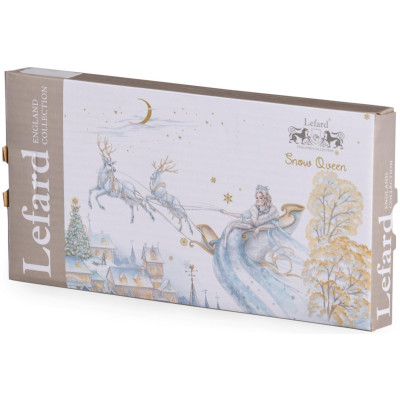 Блюдо овальное "СНЕЖНАЯ КОРОЛЕВА" 20,5 см (кор=60шт.) LEFARD 590-626-2