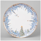 Тарелка обеденная "СНЕЖНАЯ КОРОЛЕВА" 25,5 см (кор=16шт.) LEFARD 590-628