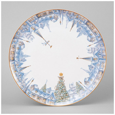 Тарелка обеденная "СНЕЖНАЯ КОРОЛЕВА" 25,5 см (кор=16шт.) LEFARD 590-628