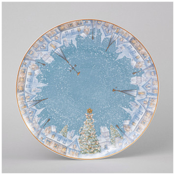 Тарелка обеденная "СНЕЖНАЯ КОРОЛЕВА" 25,5 см (кор=16шт.) LEFARD 590-629