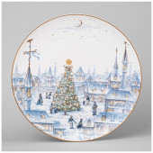 Тарелка обеденная "СНЕЖНАЯ КОРОЛЕВА" 25,5 см (кор=16шт.) LEFARD 590-630