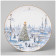 Тарелка обеденная "СНЕЖНАЯ КОРОЛЕВА" 25,5 см (кор=16шт.) LEFARD 590-630