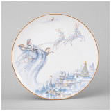 Тарелка закусочная "СНЕЖНАЯ КОРОЛЕВА" 20,5 см (кор=24шт.) LEFARD 590-632