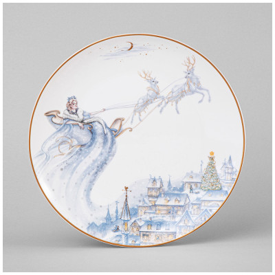 Тарелка закусочная "СНЕЖНАЯ КОРОЛЕВА" 20,5 см (кор=24шт.) LEFARD 590-632