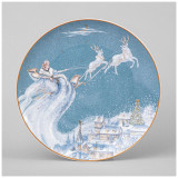 Тарелка закусочная "СНЕЖНАЯ КОРОЛЕВА" 20,5 см (кор=24шт.) LEFARD 590-633