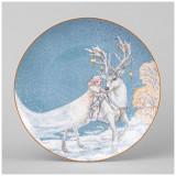 Тарелка закусочная "СНЕЖНАЯ КОРОЛЕВА" 20,5 см (кор=24шт.) LEFARD 590-634