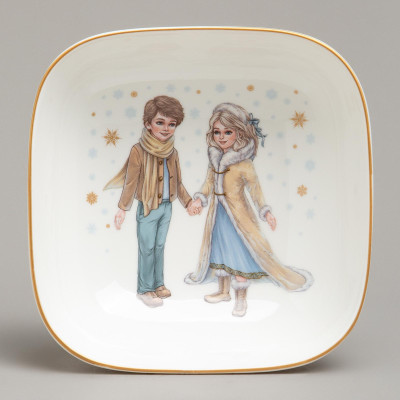 Салатник "СНЕЖНАЯ КОРОЛЕВА" 15*5,5 см (кор=48шт.) LEFARD 590-637-1