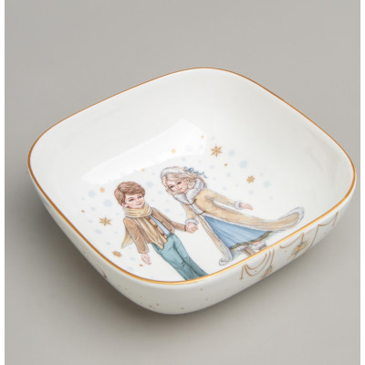 Салатник "СНЕЖНАЯ КОРОЛЕВА" 15*5,5 см (кор=48шт.) LEFARD 590-637