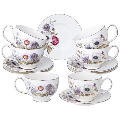 Чайный набор "BOUQUET" на 6 пер. 12 пр. 280 мл (кор=8наб.) LEFARD 590-639