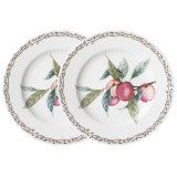 Набор тарелок закусочных "FRUIT GARDEN" 2 шт. 20,5 см (кор=24наб.) LEFARD 590-646