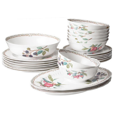 Сервиз обеденный "FRUIT GARDEN" на 6 пер. 23 пр. (кор=1наб.) LEFARD 590-651-1