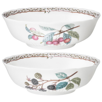 Набор салатников "FRUIT GARDEN" 17,5*5,5 см 2 шт. 656 мл (кор=24наб.) LEFARD 590-656