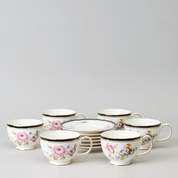 Чайный набор "NOSTALGIE" на 6 пер. 12 пр. 260 мл LEFARD 590-663-1