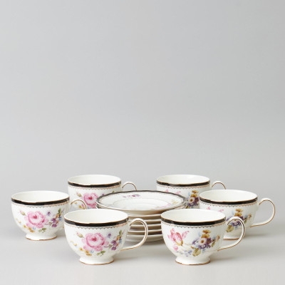 Чайный набор "NOSTALGIE" на 6 пер. 12 пр. 260 мл LEFARD 590-663-1