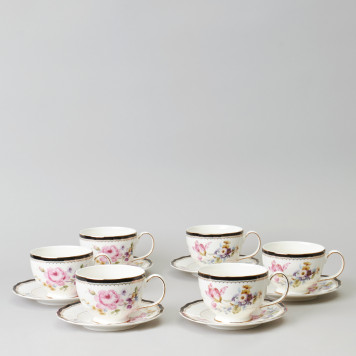 Чайный набор "NOSTALGIE" на 6 пер. 12 пр. 260 мл LEFARD 590-663-2