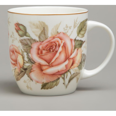 Кружка "КОРЕЙСКАЯ РОЗА" 370 мл (кор=24шт.) LEFARD 590-674