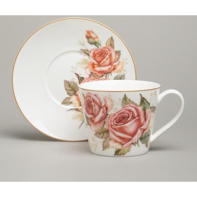 Чайный набор "КОРЕЙСКАЯ РОЗА" на 2 пер. 4 пр. 300 мл (кор=24наб.) LEFARD 590-676-1