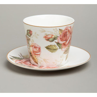 Чайный набор "КОРЕЙСКАЯ РОЗА" на 2 пер. 4 пр. 300 мл (кор=24наб.) LEFARD 590-676-4