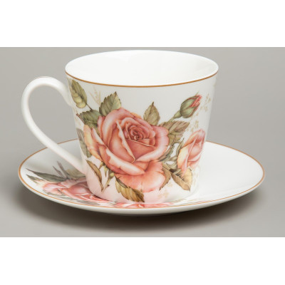 Чайный набор "КОРЕЙСКАЯ РОЗА" на 2 пер. 4 пр. 300 мл (кор=24наб.) LEFARD 590-676-5