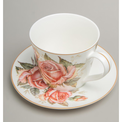 Чайный набор "КОРЕЙСКАЯ РОЗА" на 2 пер. 4 пр. 300 мл (кор=24наб.) LEFARD 590-676-7