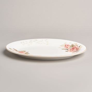 Блюдо овальное "КОРЕЙСКАЯ РОЗА" 30 см (кор=36шт.) LEFARD 590-677-2