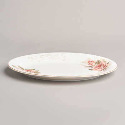 Блюдо овальное "КОРЕЙСКАЯ РОЗА" 30 см (кор=36шт.) LEFARD 590-677-2