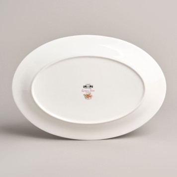 Блюдо овальное "КОРЕЙСКАЯ РОЗА" 30 см (кор=36шт.) LEFARD 590-677-3