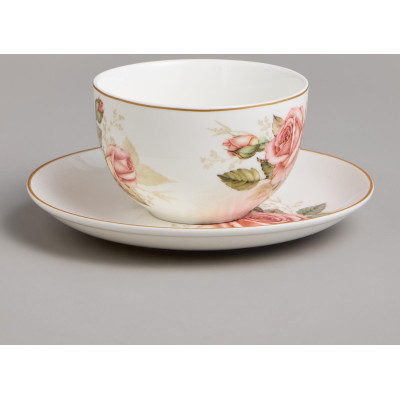 Чайная пара "КОРЕЙСКАЯ РОЗА" 300 мл (кор=36шт.) LEFARD 590-678-2