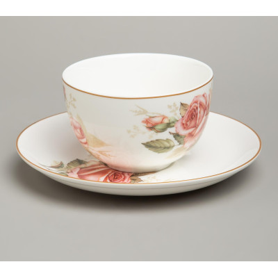 Чайный набор "КОРЕЙСКАЯ РОЗА" на 2 пер. 4 пр. 300 мл (кор=24наб.) LEFARD 590-679-5