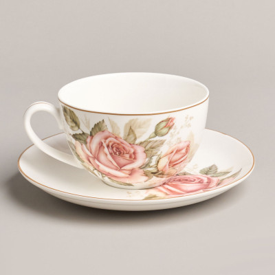 Чайный набор "КОРЕЙСКАЯ РОЗА" на 6 пер. 12 пр. 300 мл (кор=4наб.) LEFARD 590-680-4