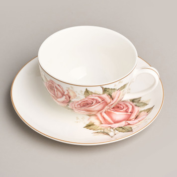 Чайный набор "КОРЕЙСКАЯ РОЗА" на 6 пер. 12 пр. 300 мл (кор=4наб.) LEFARD 590-680-6