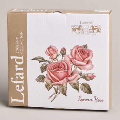 Набор тарелок закусочных "КОРЕЙСКАЯ РОЗА" 2 шт. 20,5 см (кор=24шт.) LEFARD 590-682