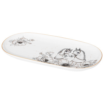 Блюдо овальное "TOP STYLE" 30,5 см (кор=36шт.) LEFARD 590-704-1