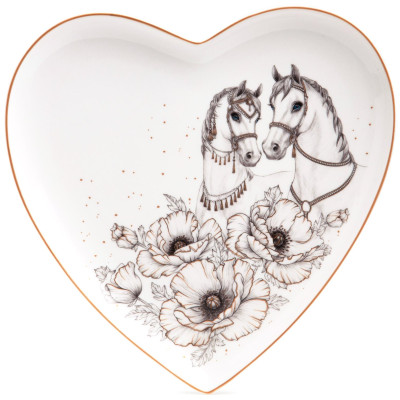 Тарелка "TOP STYLE" сердце 21,5*2 см (кор=48шт.) LEFARD 590-709