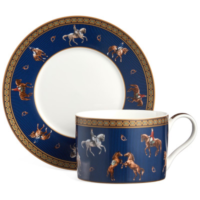 Чайная пара "HORSE CLUB" 300 мл (кор=36наб.) LEFARD 590-716