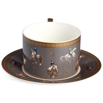 Чайная пара "HORSE CLUB" 300 мл (кор=36наб.) LEFARD 590-717-1