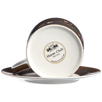 Чайная пара "HORSE CLUB" 300 мл (кор=36наб.) LEFARD 590-717-4