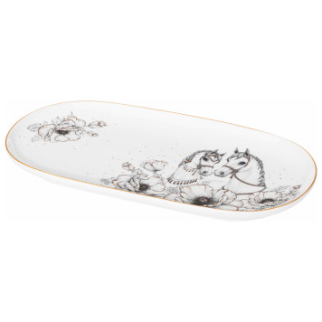 Блюдо овальное "TOP STYLE" 25,5 см (кор=48шт.) LEFARD 590-725-1