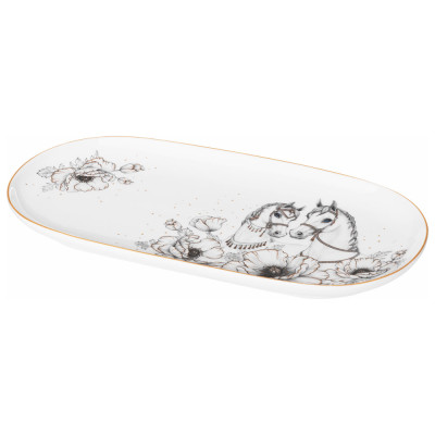 Блюдо овальное "TOP STYLE" 25,5 см (кор=48шт.) LEFARD 590-725-1