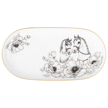 Блюдо овальное "TOP STYLE" 20,5 см (кор=60шт.) LEFARD 590-726