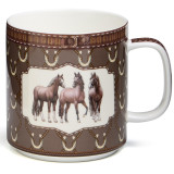 Кружка "HORSE CLUB" 400 мл (кор=48шт.) LEFARD 590-727