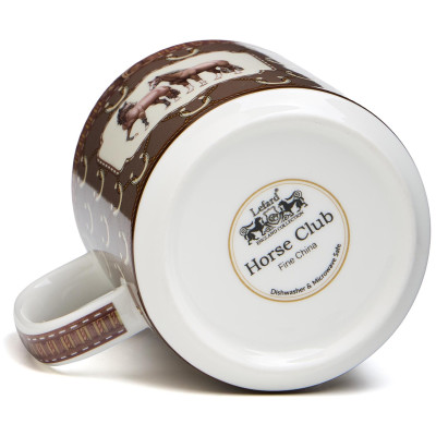 Кружка "HORSE CLUB" 400 мл (кор=48шт.) LEFARD 590-727-3