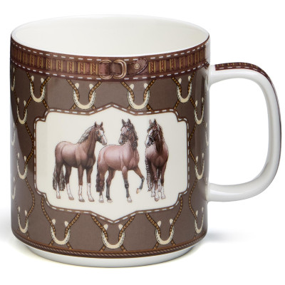 Кружка "HORSE CLUB" 400 мл (кор=48шт.) LEFARD 590-727