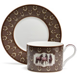 Чайная пара "HORSE CLUB" 300 мл (кор=36наб.) LEFARD 590-728