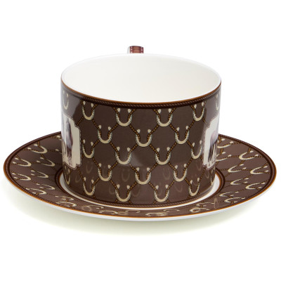 Чайная пара "HORSE CLUB" 300 мл (кор=36наб.) LEFARD 590-728-1