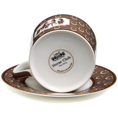 Чайная пара "HORSE CLUB" 300 мл (кор=36наб.) LEFARD 590-728-4